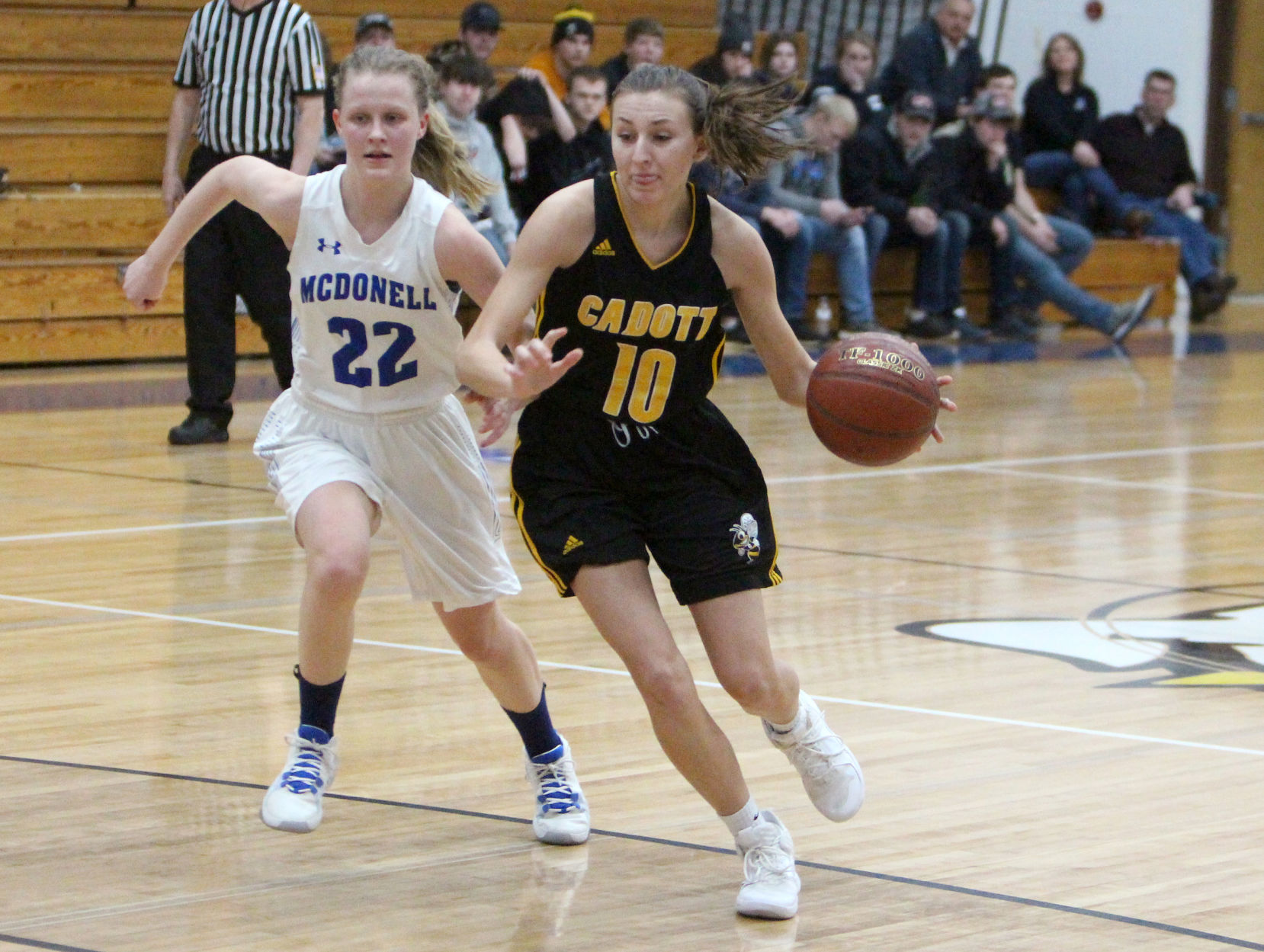 Cadott at McDonell girls basketball 2-14-20